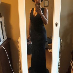 Black formal gown